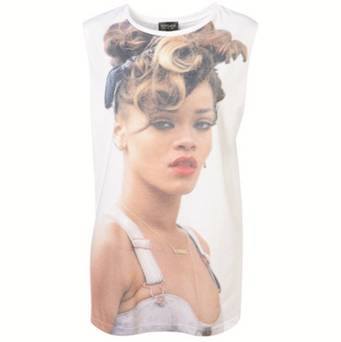 TSHIRT RIHANNA TOP SHOP DA VIBE