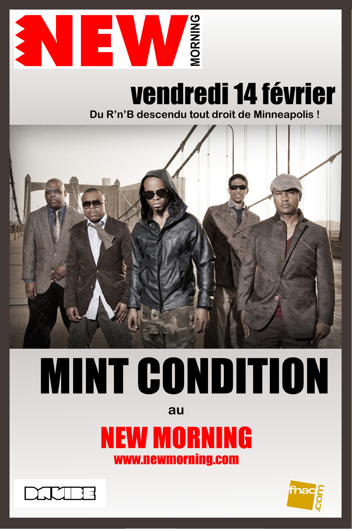 MINT CONDITION CONCERT AU NEW MORNING , PARIS LE 14.02 [Concours
