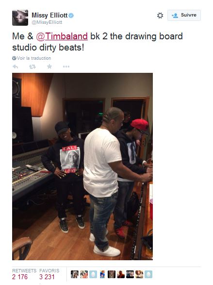 missy elliot et Timlbo studio