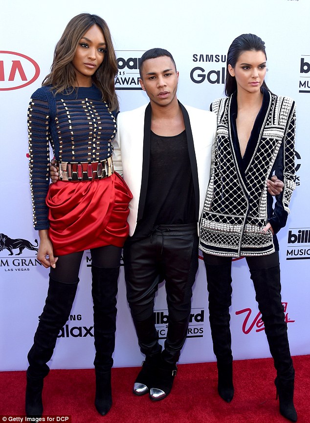 jourdan dunn olivier rousteing kendall jenner