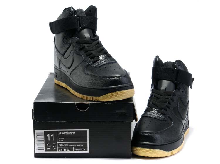 Nike-Air-Force-1-High-07-Blac-Black-Gum-Wheat_