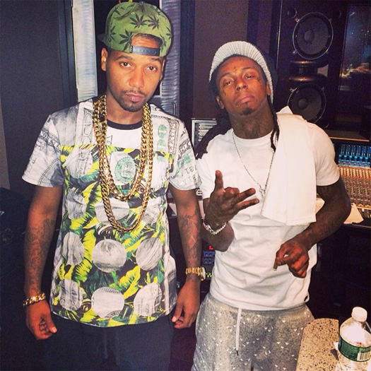 juelz-santana-studio-lil-wayne-new-york